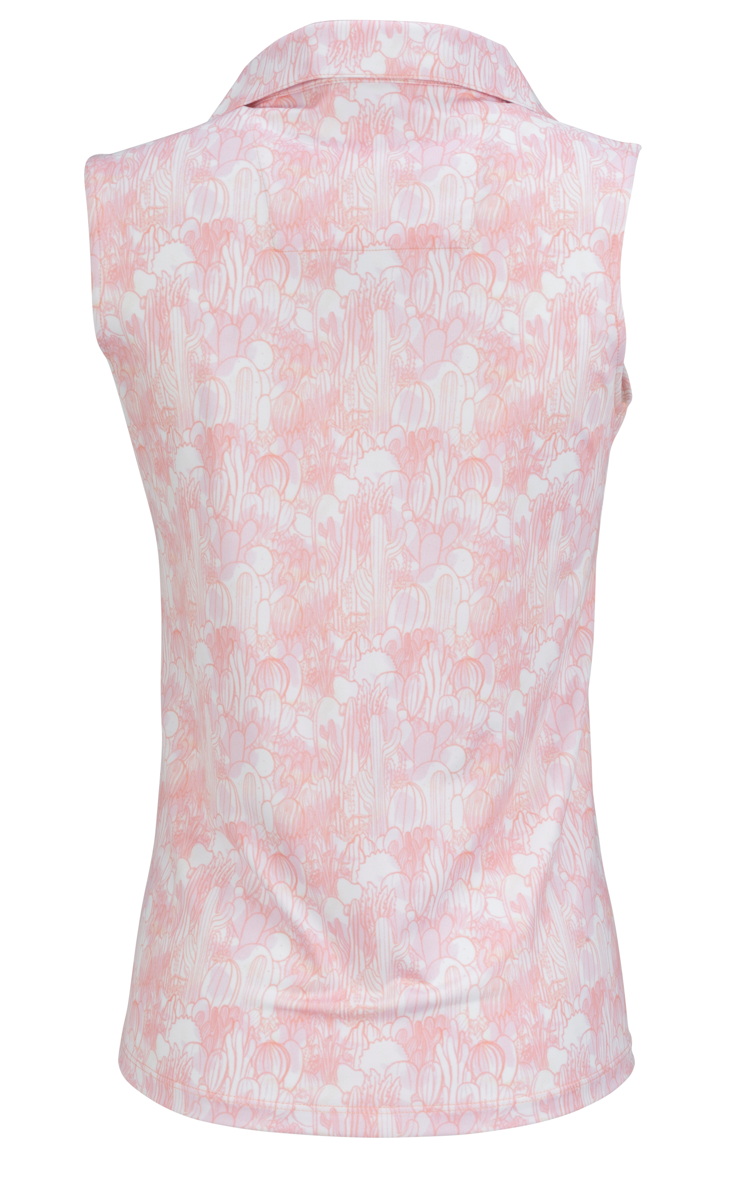 Women's Sonora Print Sleeveless Polo Plus