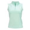 Polo Shine sans manches pour femmes