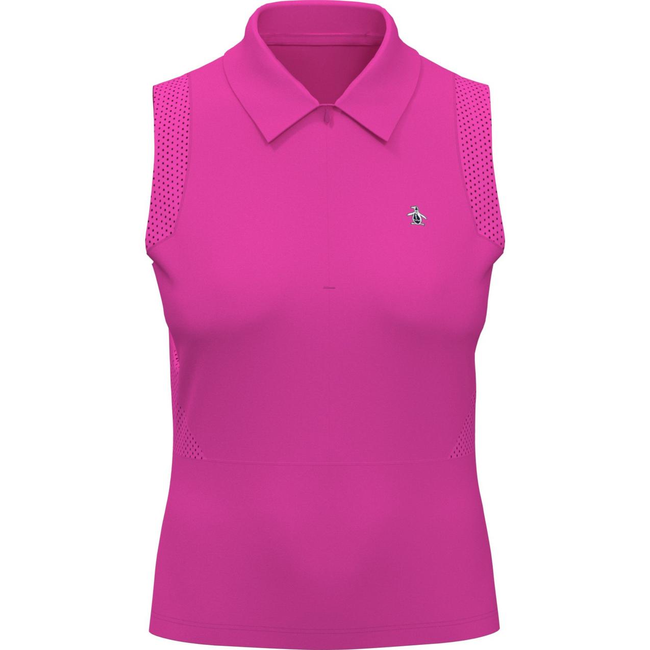 Women's Zip Sleeveless Polo