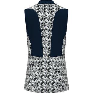 Women's Geo Print Sleeveless Polo ORIGINAL PENGUIN GOLF