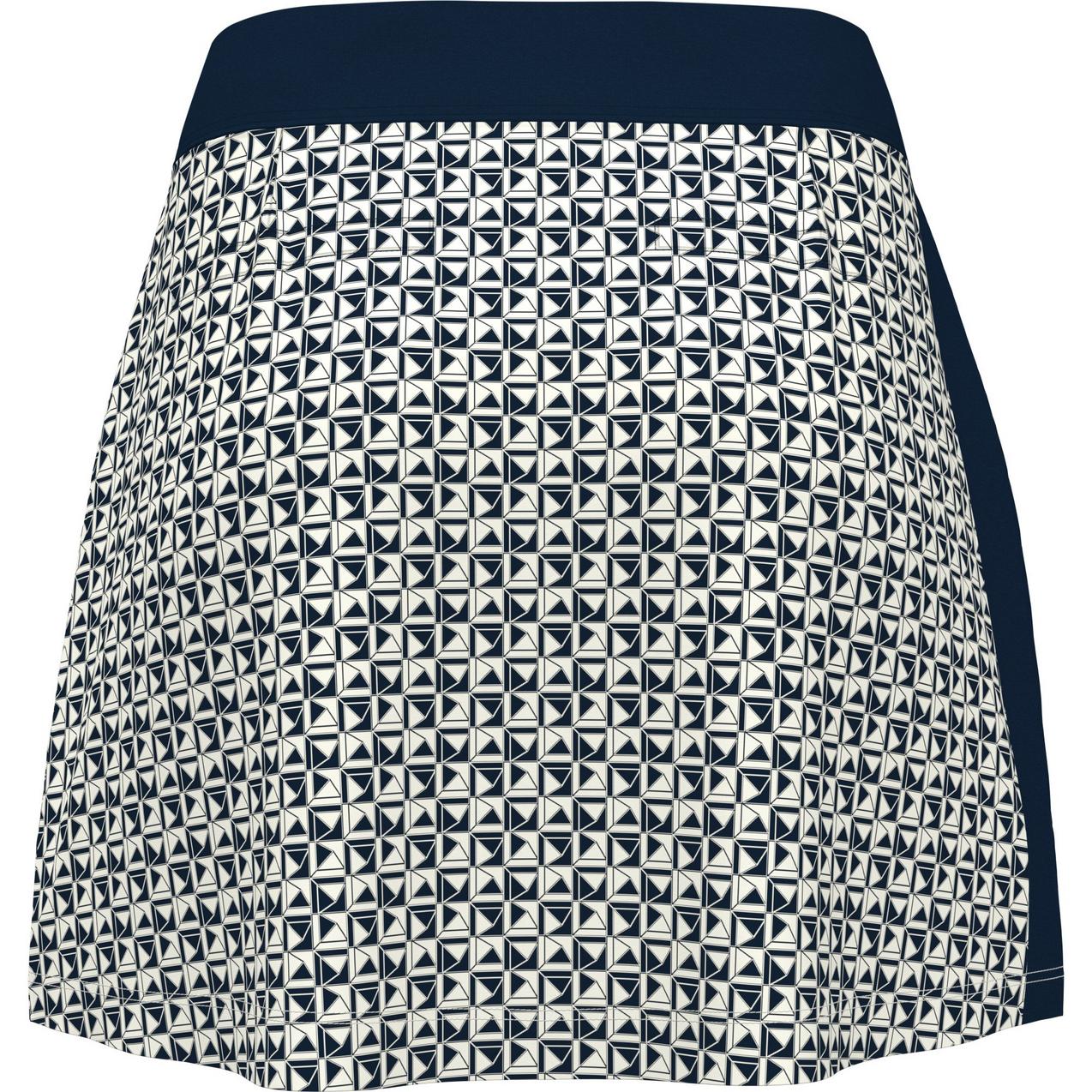 Women's Geo Print Side Blocked Skort