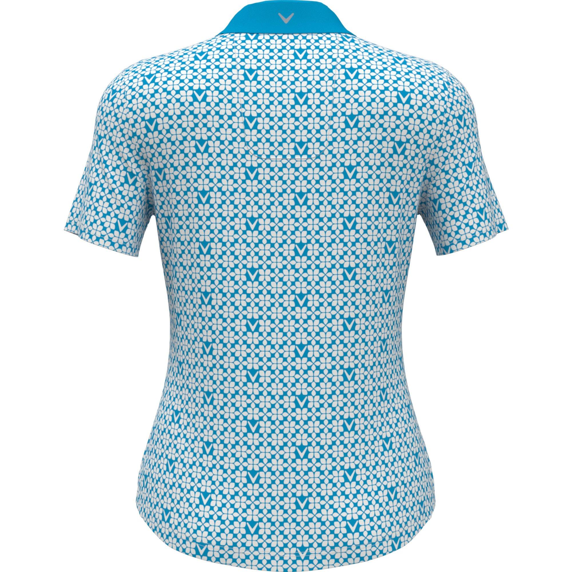 Women's Trademark Printed Short Sleeve Polo
