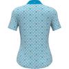 Women's Trademark Printed Short Sleeve Polo