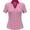 PINK/WHITE | Women's Trademark Printed Short Sleeve Polo