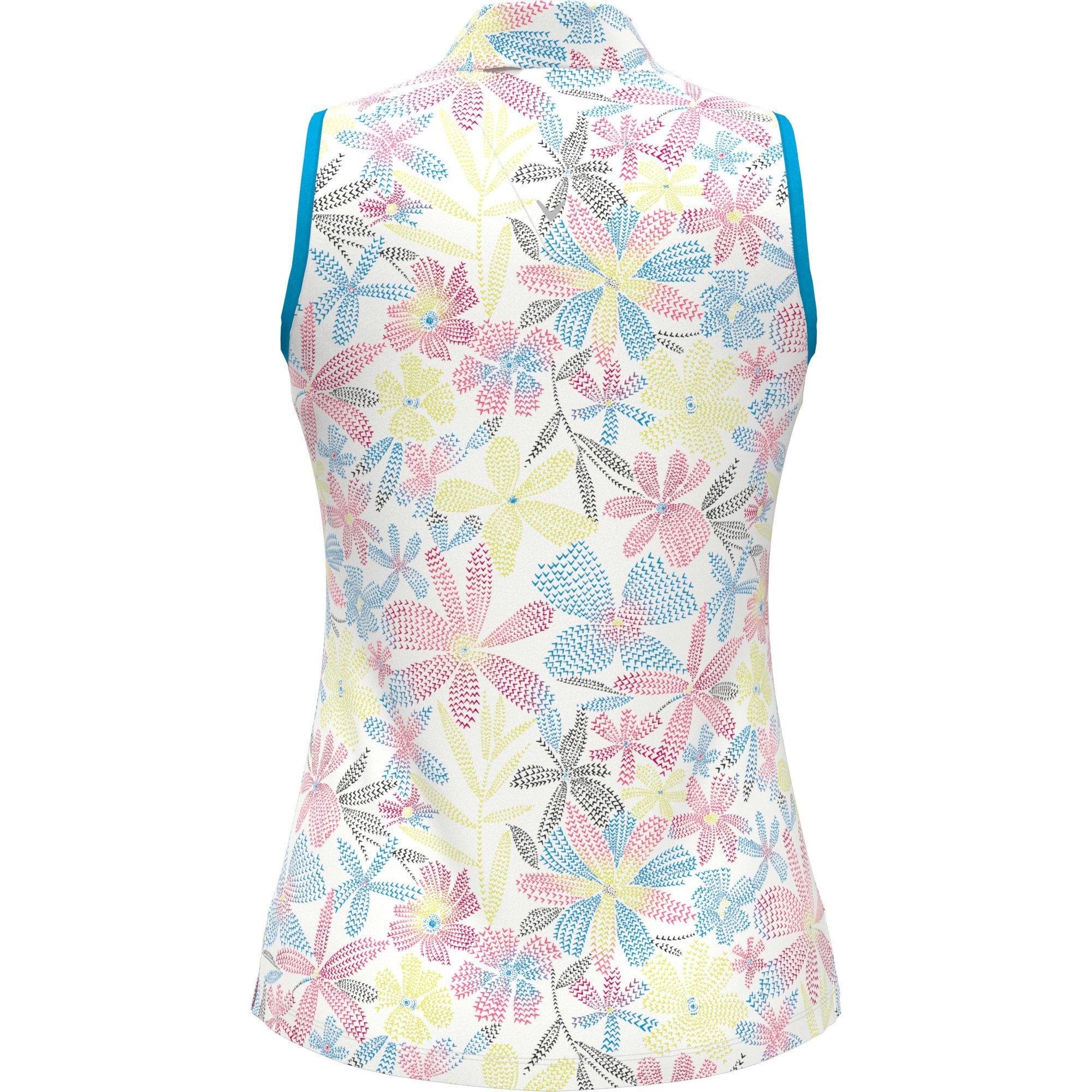 Women's Chev Floral Sleeveless Polo