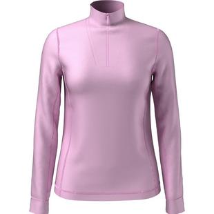 Women's Solid Sun Protection 1/4 Zip Long Sleeve Top