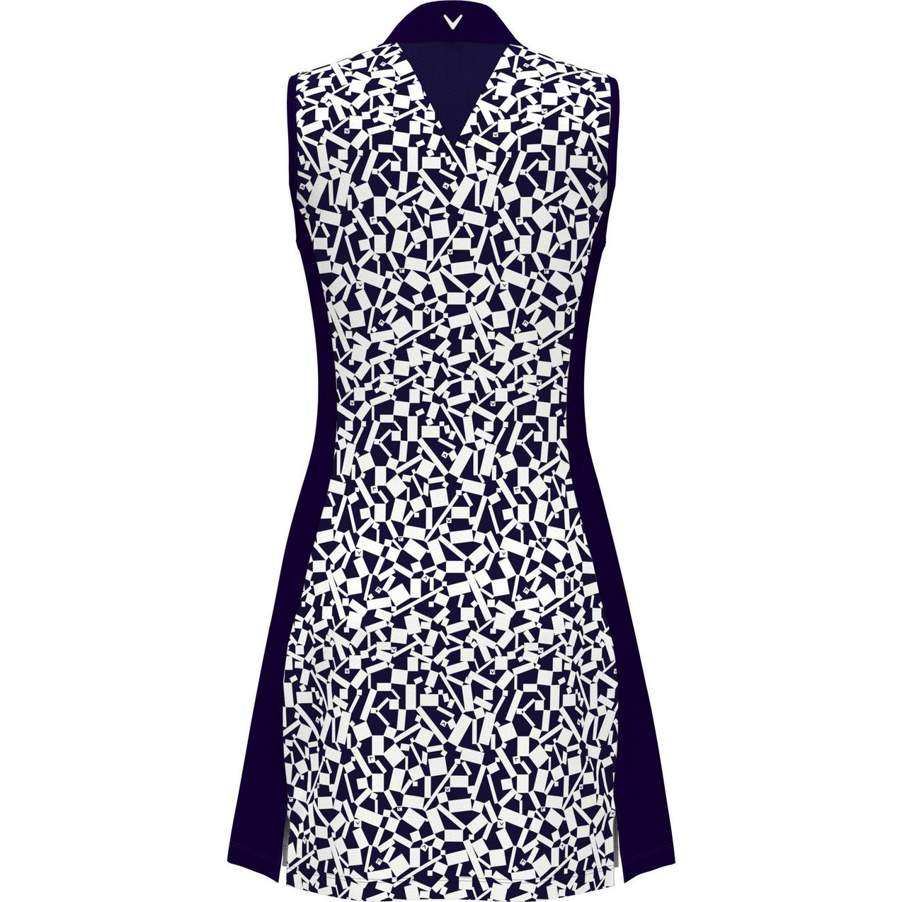 Women's Geo Two Tone Sleeveless Dress