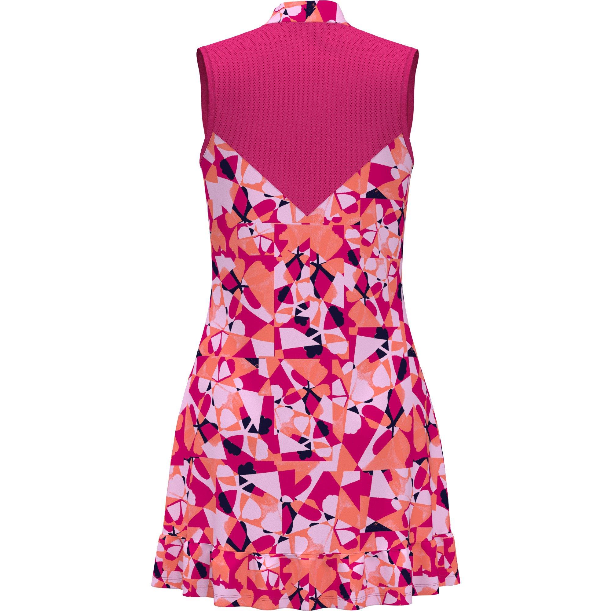 Women's Geometric Floral Sleeveless Dress