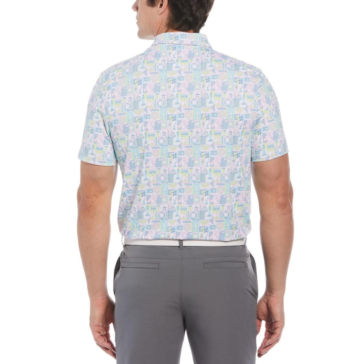 Men's Pete's Game Grid Short Sleeve Polo