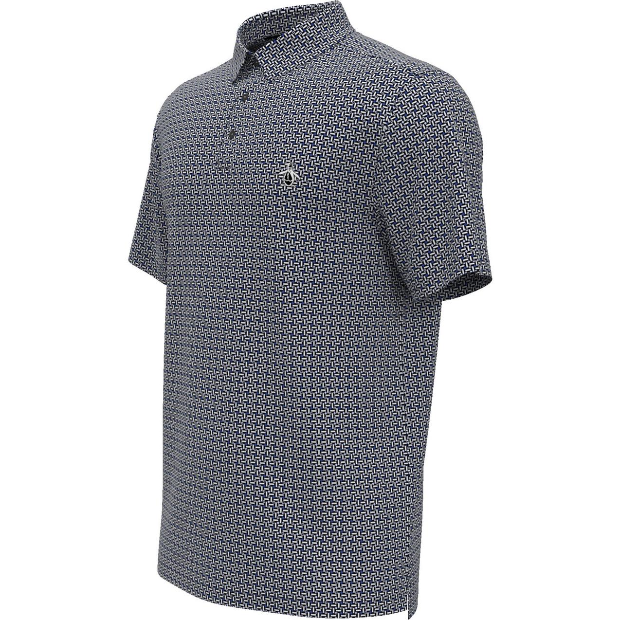 Men's Aop Micro Pinball's Flippers Short Sleeve Polo