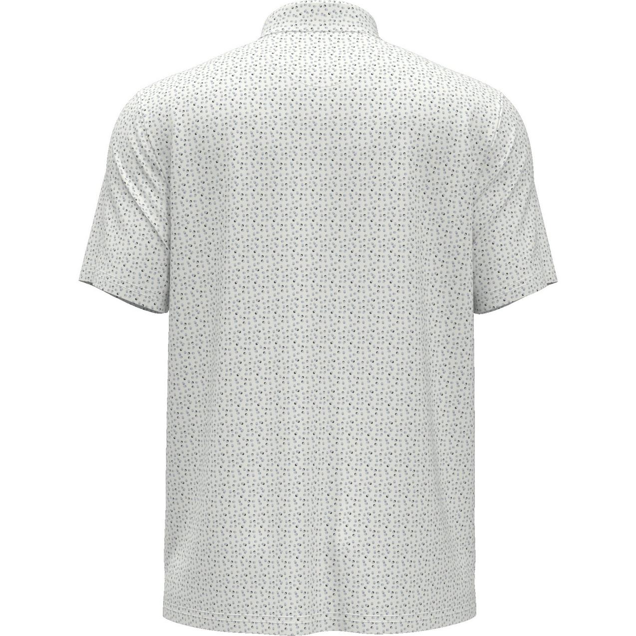 Men's Aop Golf Ball Print Short Sleeve Polo