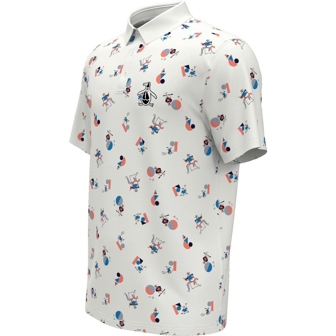 Men's All Over Memphis Pete Short Sleeve Polo