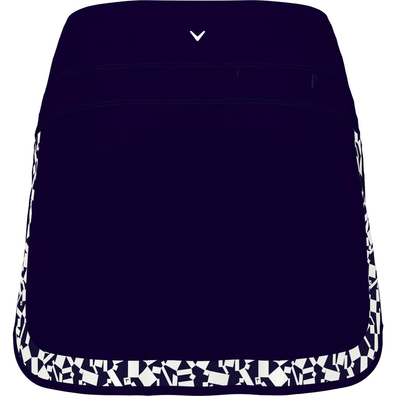 Women's Geo Two Tone 17 Inch Skort