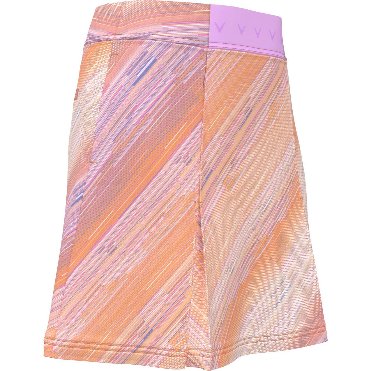 Women's Pleated Stripe 17 Inch Skort