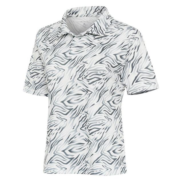 Women's Feature Short Sleeve Polo ANTIGUA