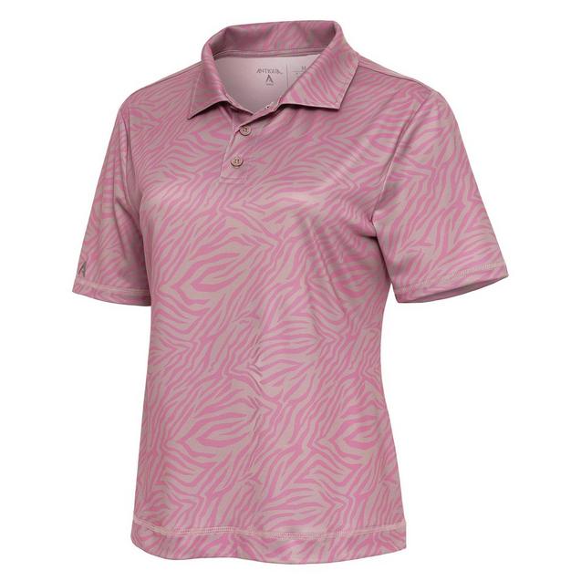 Women's Feature Short Sleeve Polo ANTIGUA