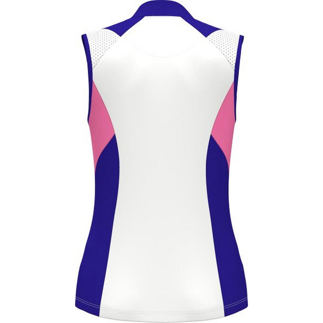 Women's Colourblock Sleeveless Polo