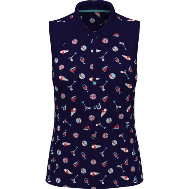 Women's Summer Fun Sleeveless Polo PGA TOUR