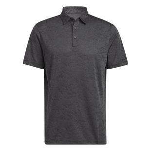 Men's Textured Jacquard Short Sleeve Polo