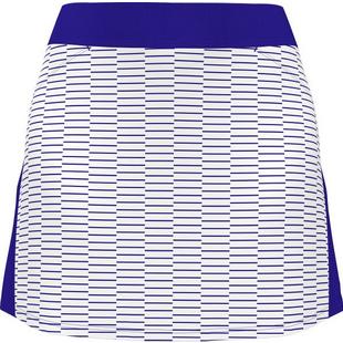 Jupe-short Checker pour femmes, 16 pouces