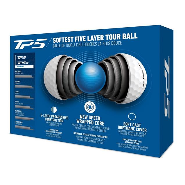 TP5 MySymbol Golf Balls - Bacon & Eggs | TAYLORMADE | Golf