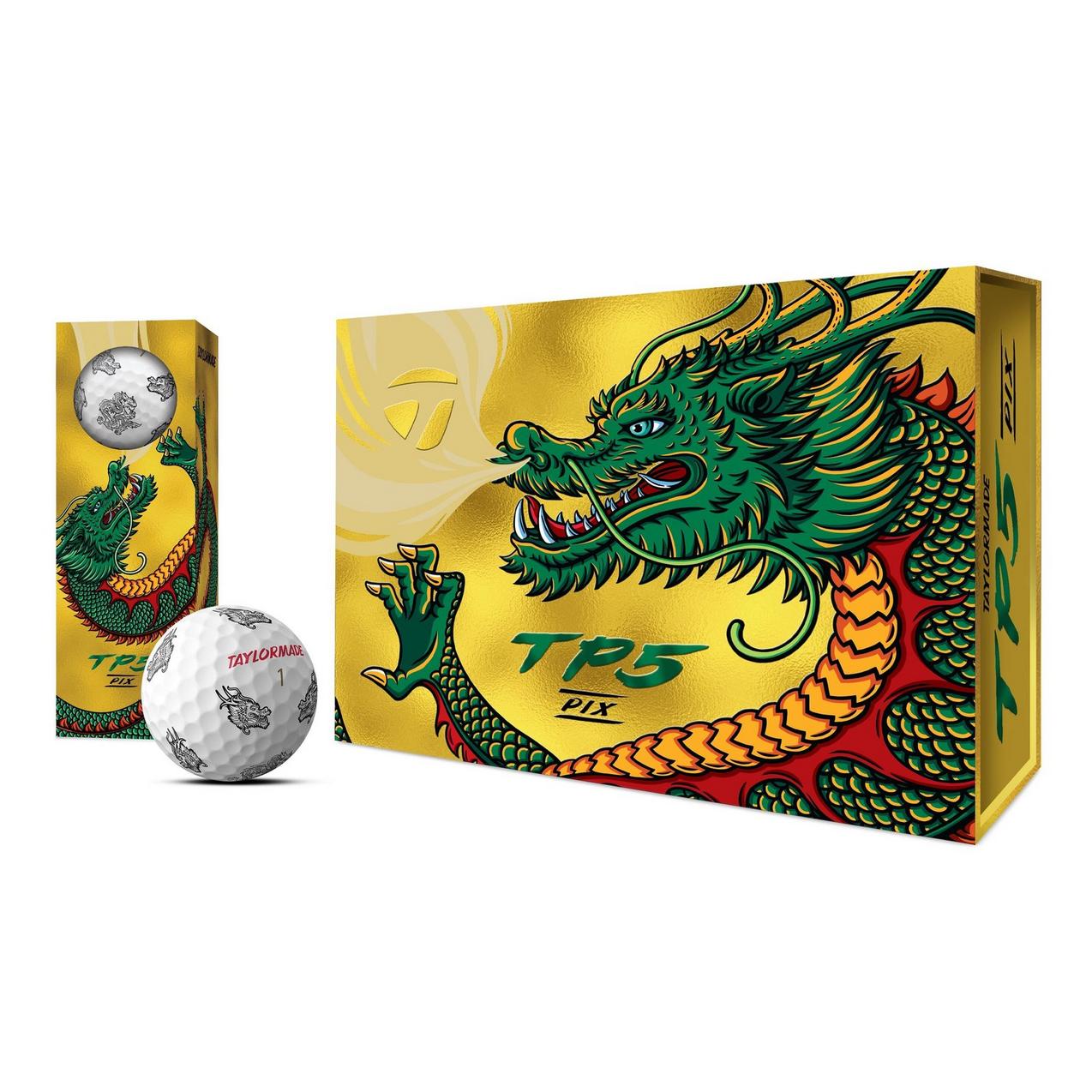 Limited Edition - TP5 Golf Balls - Dragon