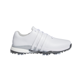 Chaussure Tour360 24 &agrave; crampons pour hommes - Blanc et argent ADIDAS