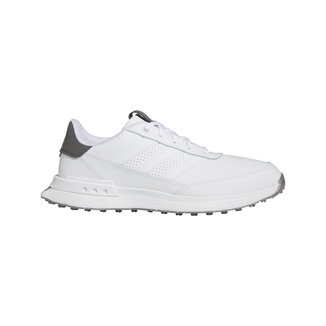 Men's S2G SL Leather 24 Spikeless Golf Shoe-White/Grey | ADIDAS | Golf ...