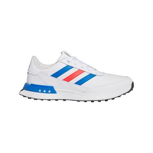Men's S2G SL Leather 24 Spikeless Golf Shoe-White/Blue/Red