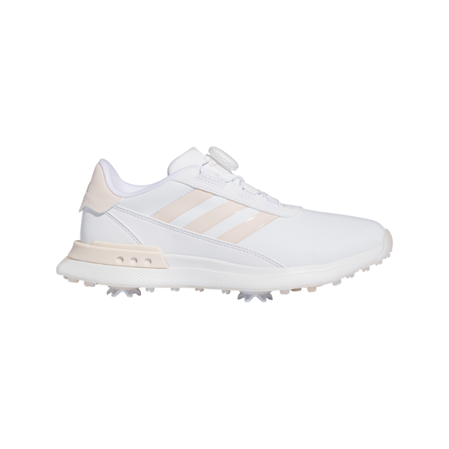 Prior Generation - Women's S2G BOA 24 Spiked Golf Shoe-White/Pink ADIDAS