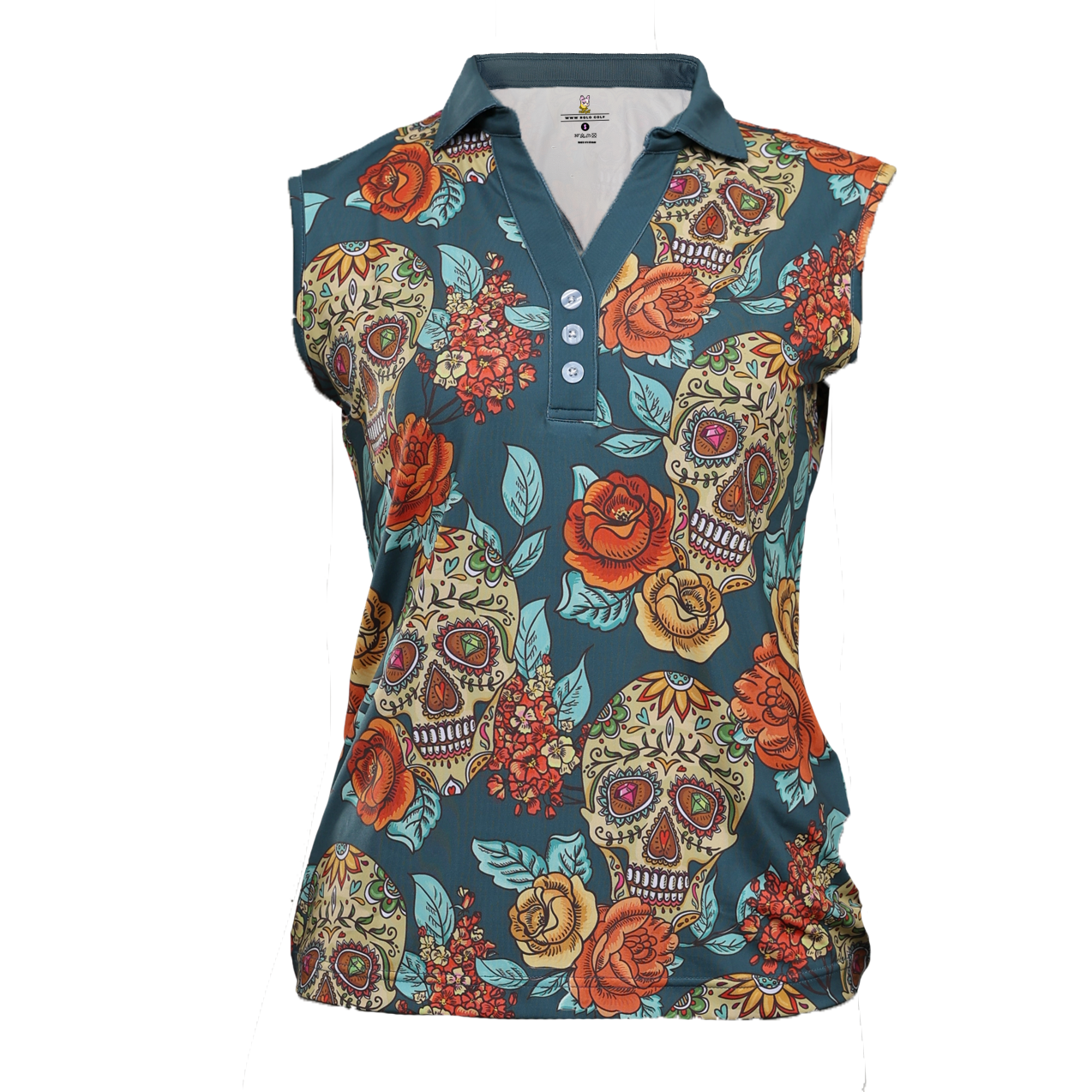 Women's Marigold Sleeveless Polo