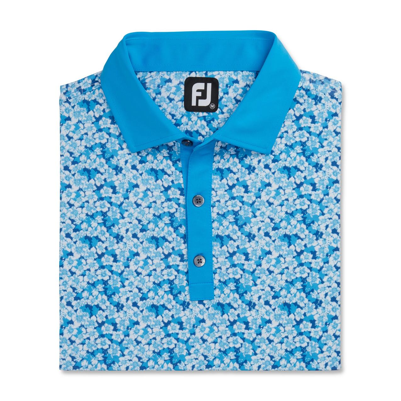 Men's Primrose Print Lisle Short Sleeve Polo