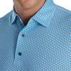 Men's Scallop Shell Foulard Lisle Short Sleeve Polo