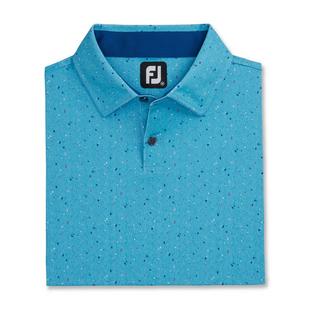 Men's Tweed Texture Stretch Pique Short Sleeve Polo FOOTJOY