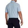 Men's Tweed Texture Stretch Pique Short Sleeve Polo