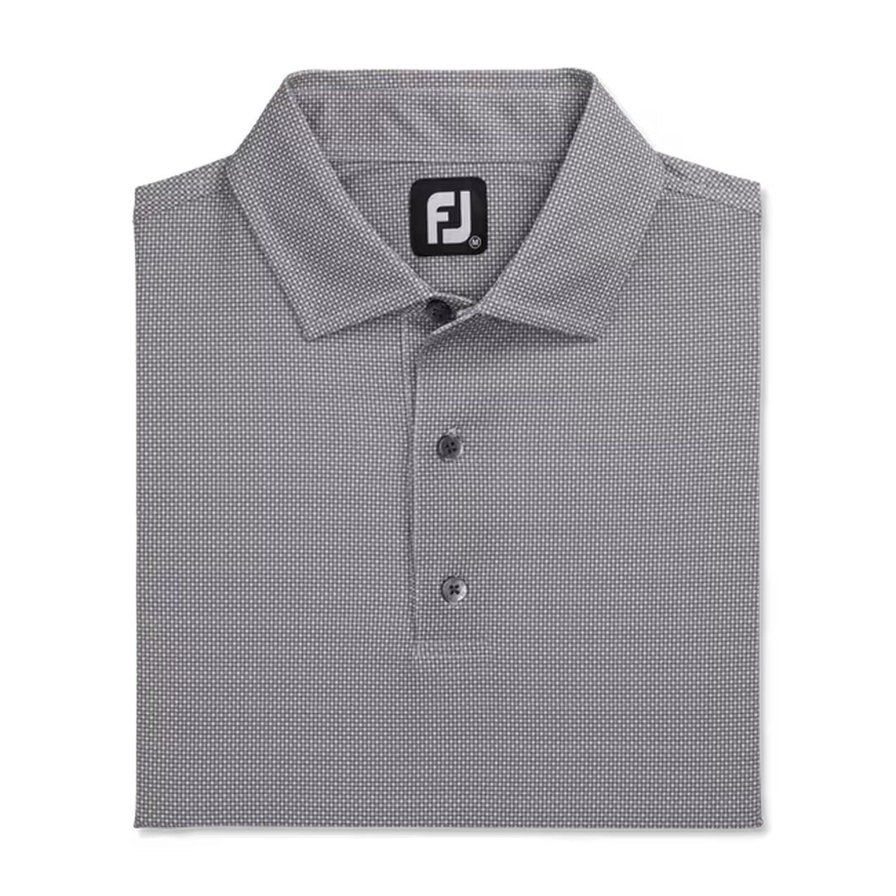 Men's Octagon print Lisle Short Sleeve Polo