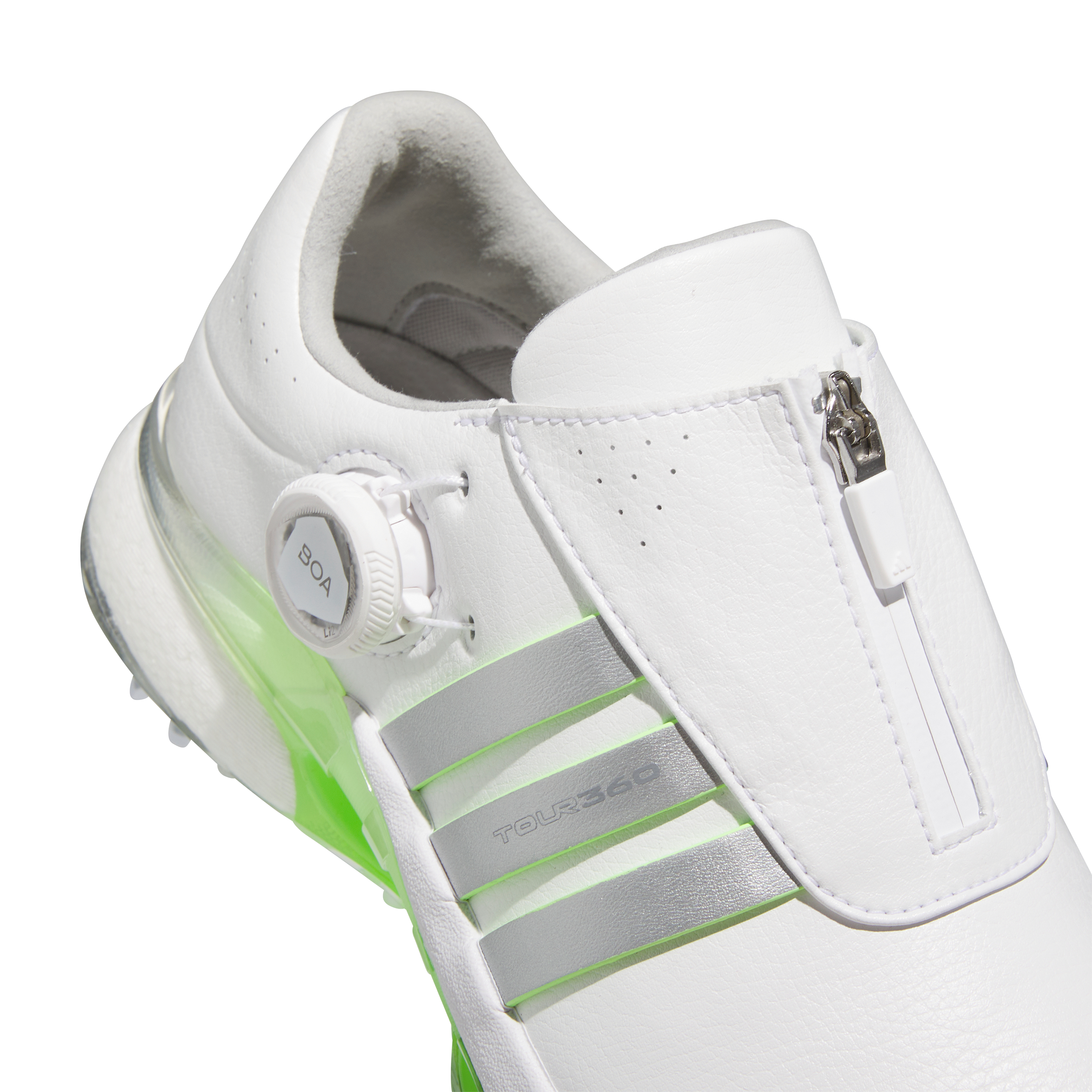 Women's Tour360 BOA Spiked Golf Shoe - White/Green