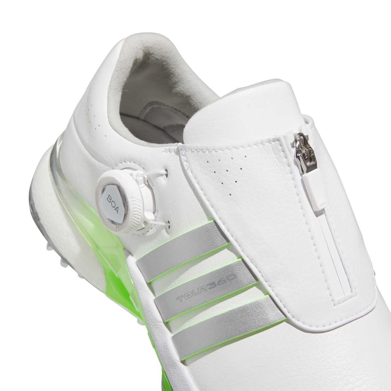 Women's Tour360 BOA Spiked Golf Shoe - White/Green