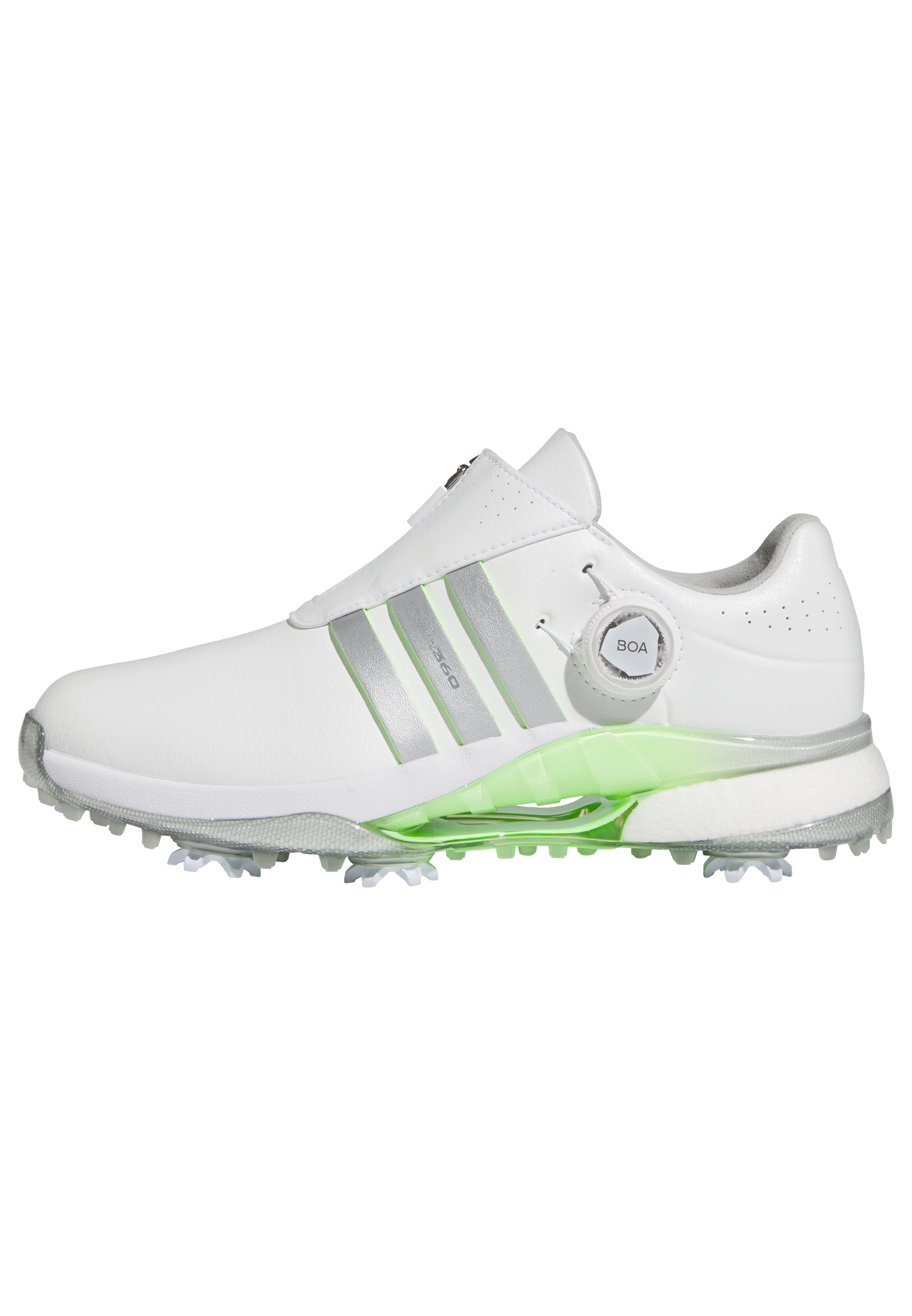 Women's Tour360 BOA Spiked Golf Shoe - White/Green
