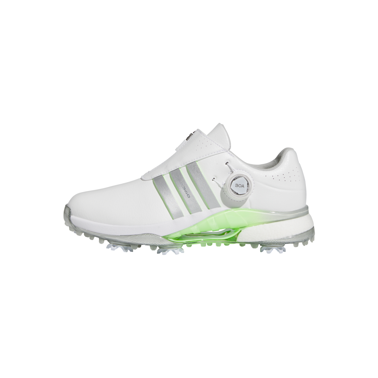 Women's Tour360 BOA Spiked Golf Shoe - White/Green