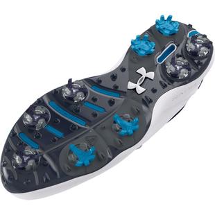 Prior Generation - Men's HOVR Drive Pro Spiked Golf Shoe - White UNDER ARMOUR