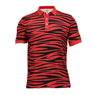 Men's Red Tiger Short Sleeve Polo ROLO