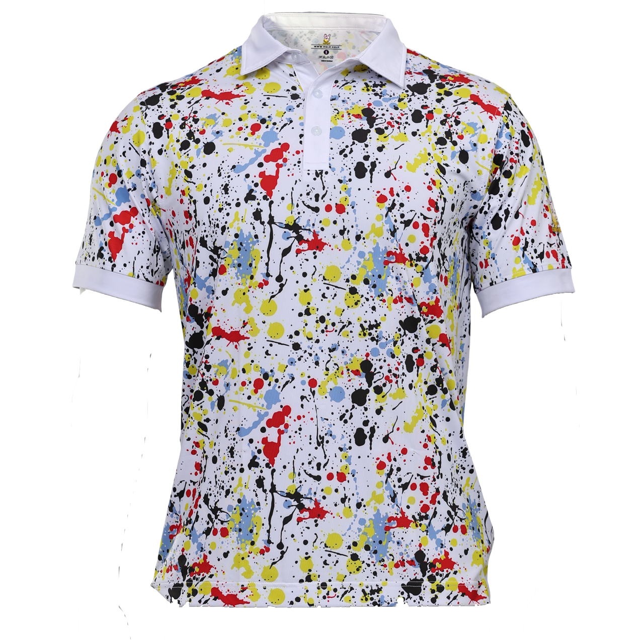 Men's Splatter Short Sleeve Polo