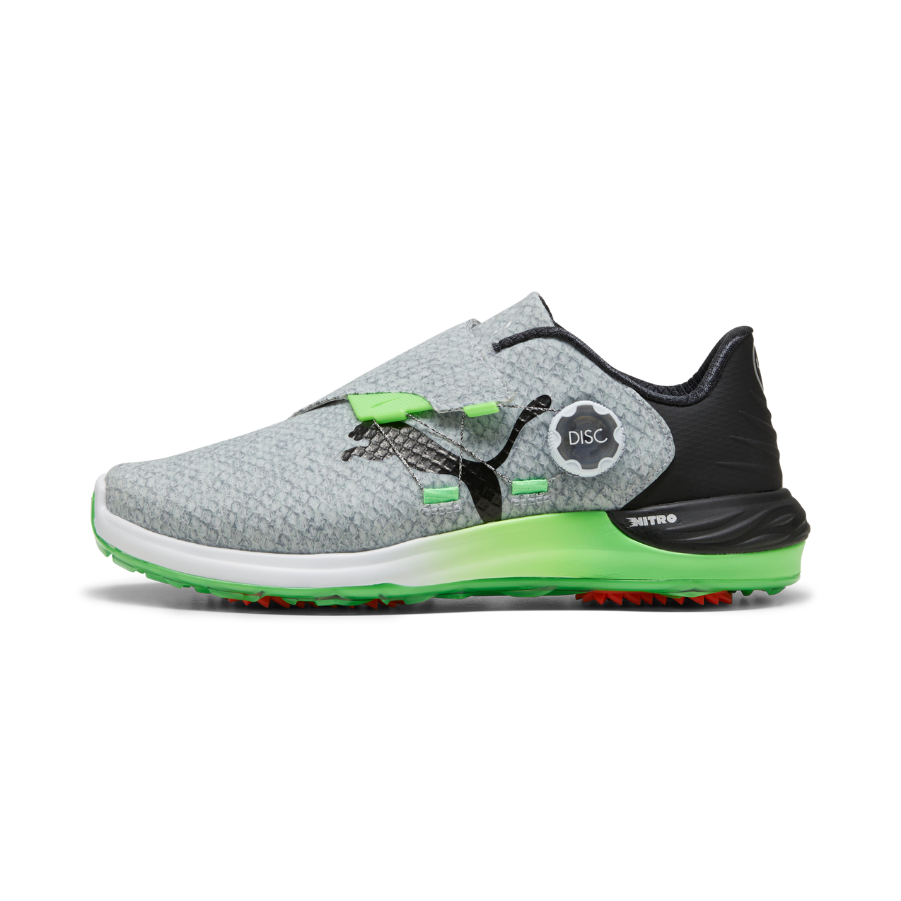 Men's Phantomcat Nitro Disc Spiked Golf Shoe - Grey/Green