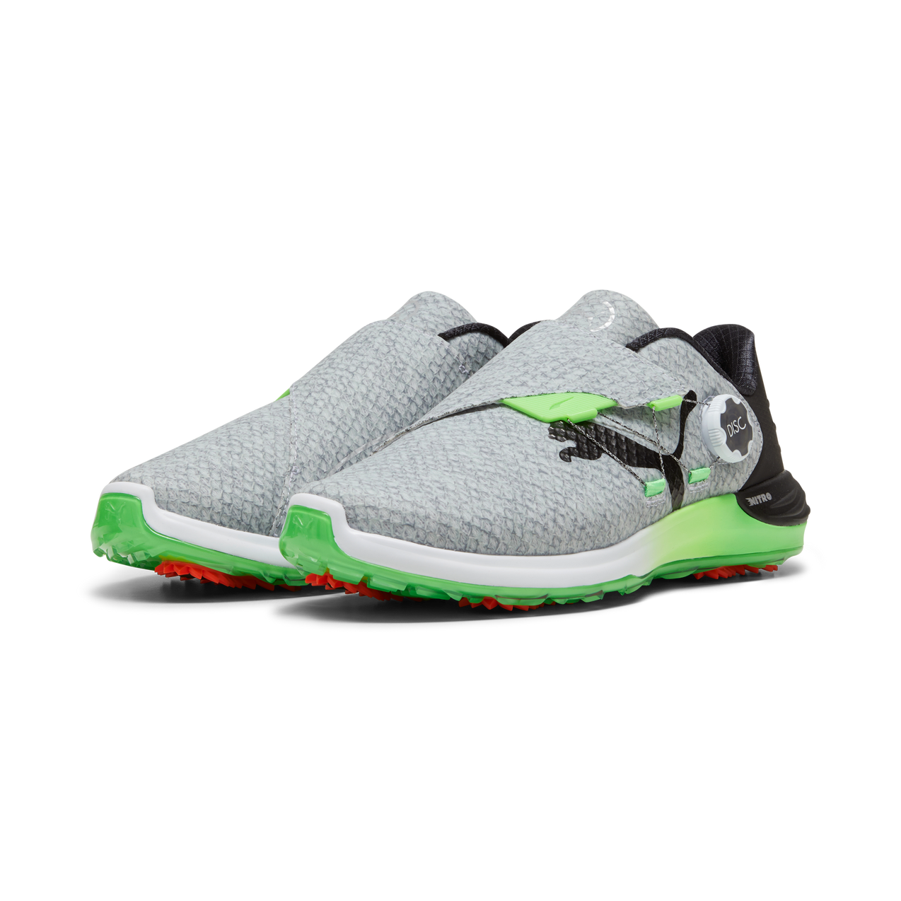 Men's Phantomcat Nitro Disc Spiked Golf Shoe - Grey/Green