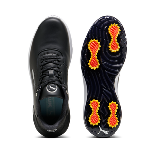 Men's Phantomcat Nitro Spiked Golf Shoe - Black/White PUMA