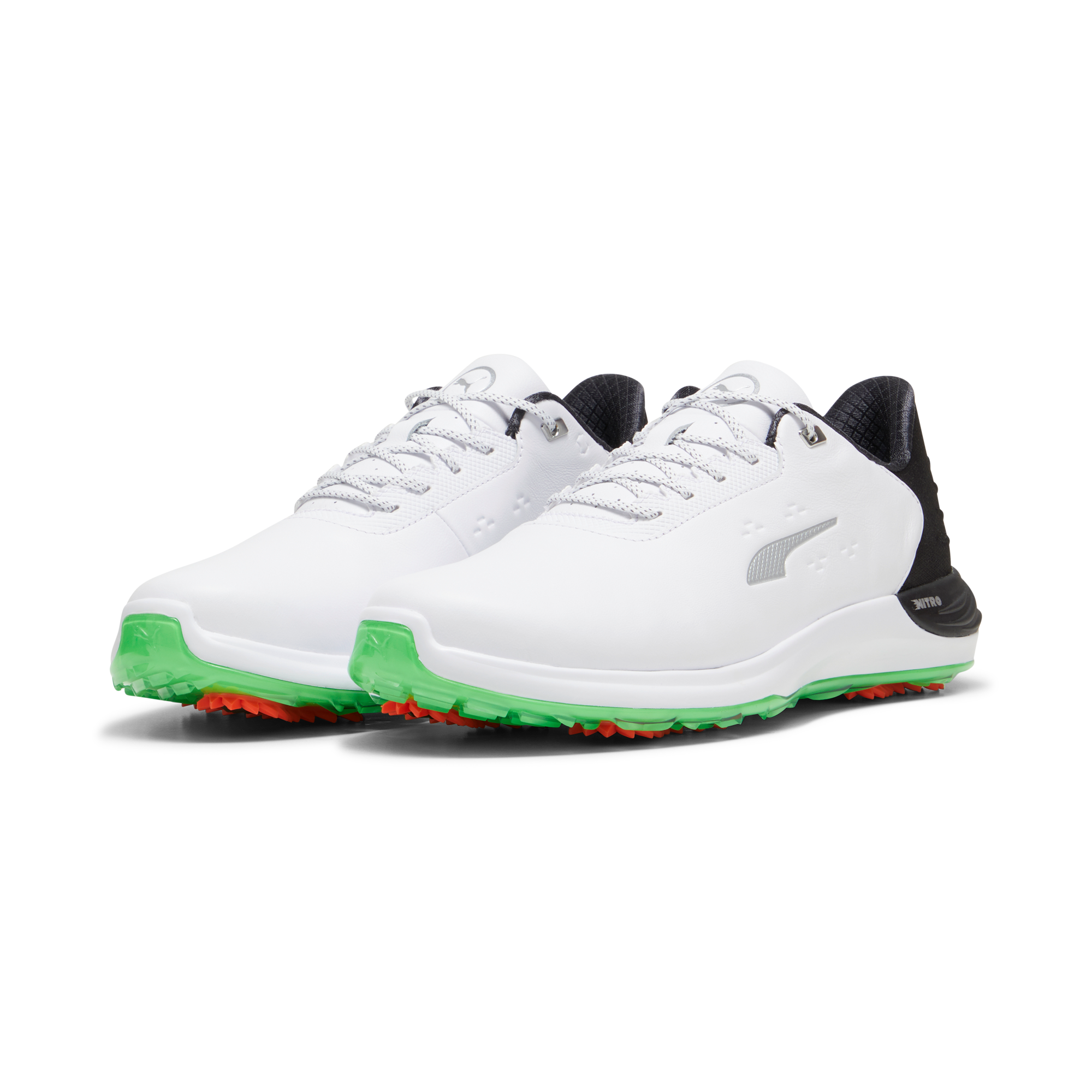 Men's Phantomcat Nitro Spiked Golf Shoe - White/Black