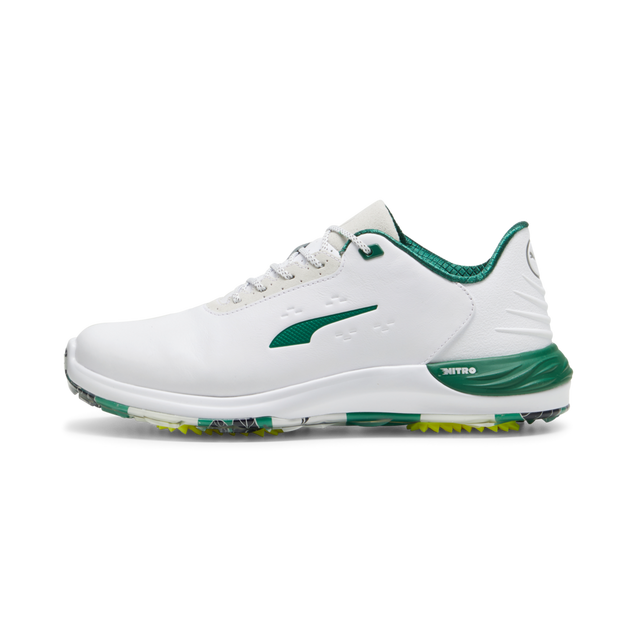 Chaussure  Phantomcat Nitro Garden à crampons pour hommes - Blanc et vert PUMA