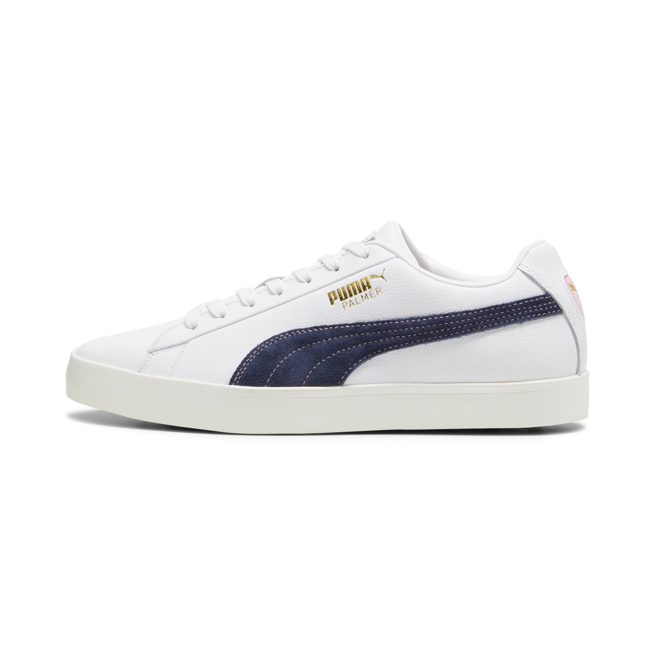 Men's AP Fusion Classic Spikeless Golf Shoe - White/Navy