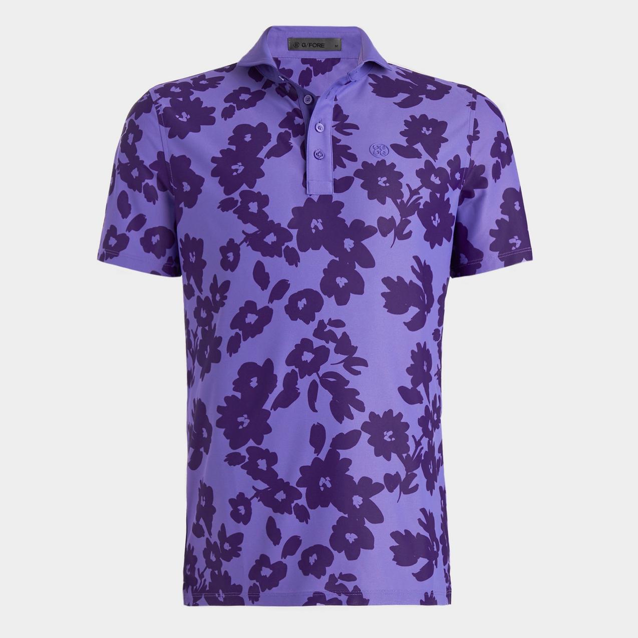 Men's Floral Short Sleeve Polo